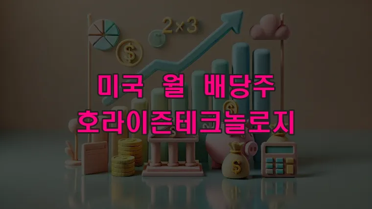 미국 월 배당주 호라이즌테크놀로지