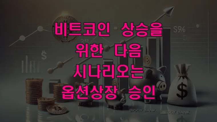 비트코인 상승을 위한 다음 시나리오는 옵션상장 승인